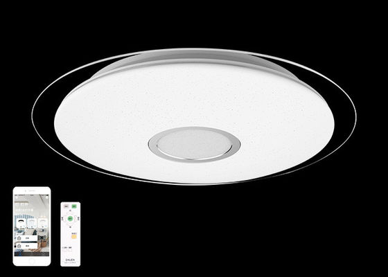 Luz de techo elegante de la CA 220V 56W LED, luz de techo redonda del LED ajustable por el APP